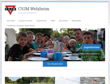 Tablet Screenshot of cvjm-welzheim.de